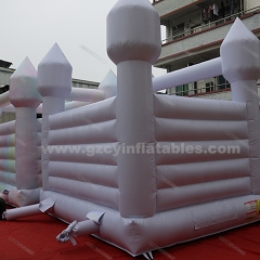 Rainbow Color Inflatable Wedding Bounce House