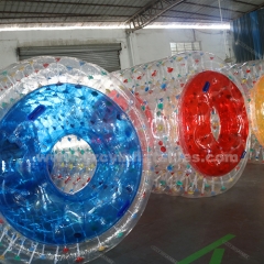 Red Inflatable Water game roller ball