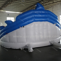 kids inflatable water park slide