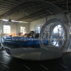 PVC inflatable bubble tent outdoor inflatable camping dome transparent tent