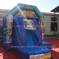 inflatable bouncer castle combo with slide for kids