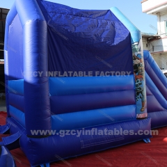 inflatable bouncer castle combo with slide for kids