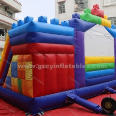 kids Party inflatable jumping castle slide combo