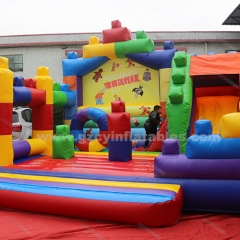 kids Party inflatable jumping castle slide combo