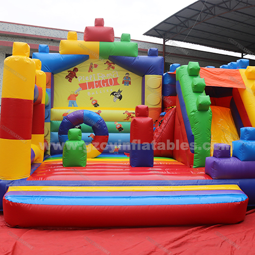 kids Party inflatable jumping castle slide combo