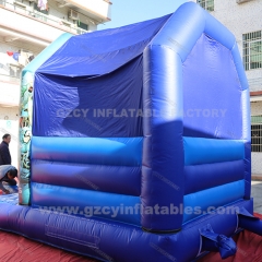 inflatable bouncer castle combo with slide for kids