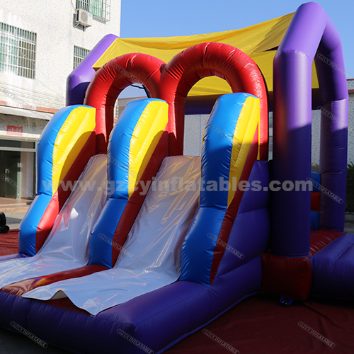 kids bouncy castle with slide