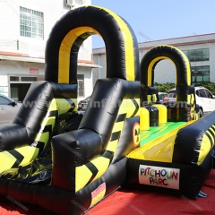 Giant Inflatable Obstacle, Inflatable Obstacle Course With Slide, Obstacle Race Inflatable Game