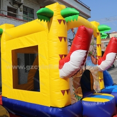 Pirate Ship Inflatable Bounce Castle with Slide