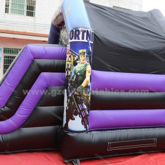 Fortnite bouncy castle slide