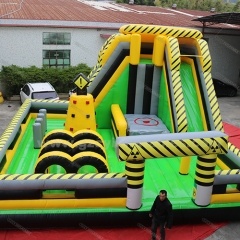 Commercial Grade PVC Inflatable Obstacle Course Inflatable Playground Slide