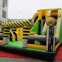 Commercial Grade PVC Inflatable Obstacle Course Inflatable Playground Slide