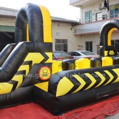 Giant Inflatable Obstacle, Inflatable Obstacle Course With Slide, Obstacle Race Inflatable Game