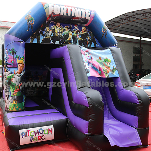 Fortnite bouncy castle slide