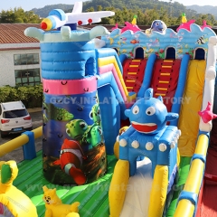 Giant inflatable playground inflatable bounce house inflatable bouncer slide for kids