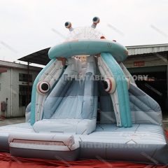 inflatable alien bouncer slide bouncy castle slide combo