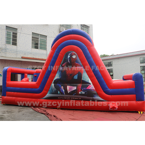 PVC Spider man Inflatable Jumping Castle Combo