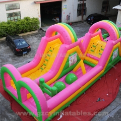 Giant Bouncy Castle Fun Obstacle Tunnel