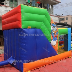 mickey theme colorful backyard inflatable water slides