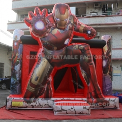 Iron Man Inflatable Castle Bounce House with Slide