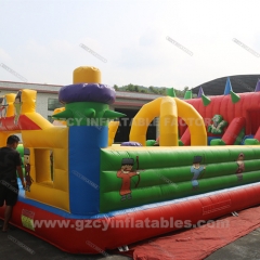 Kids jumping castle inflatable playground with slide