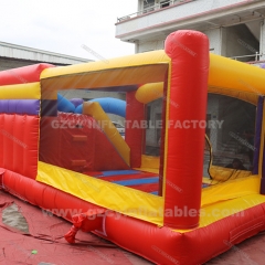 Inflatable Bouncer Castle With Slide For Kids