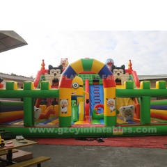 Minion Inflatable Castle/Doraemon Cartoon Children's Inflatable Obstacle Amusement Park