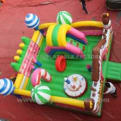 Candy Fun Park Inflatable Jumping Castle