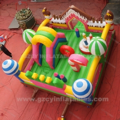 Candy Fun Park Inflatable Jumping Castle
