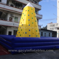 Inflatable Rock Rocking Climbing Tower for sport game