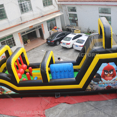 Angry Birds Theme Park Inflatable Obstacle Race