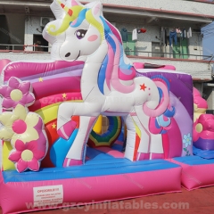 Unicorn Bounce House Inflatable Obstacle Castle Combo