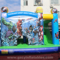 Transformers Cartoon Theme Inflatable Bounce House Spider-Man Inflatable Castle