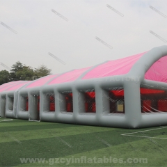 Outdoor giant pink inflatable tent