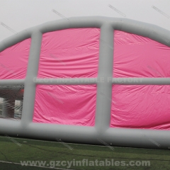 Outdoor giant pink inflatable tent