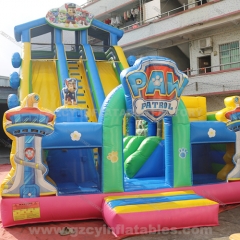 Paw Patrol Theme Park Bounce Castle Inflatable Slide