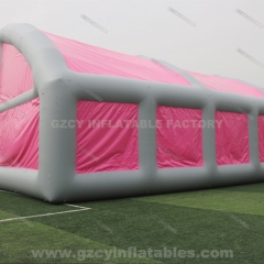 Outdoor giant pink inflatable tent