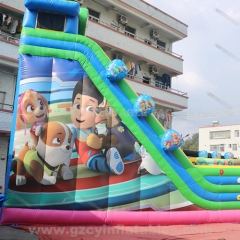 Paw Patrol Theme Park Bounce Castle Inflatable Slide