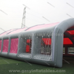 Outdoor giant pink inflatable tent