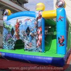 Transformers Cartoon Theme Inflatable Bounce House Spider-Man Inflatable Castle