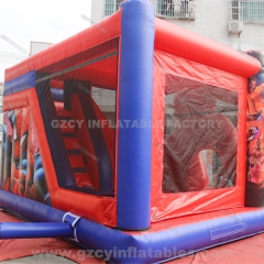 Spiderman Bounce House Inflatable Castle Slide Combo