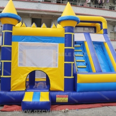 Blue Palace Inflatable Jumping Castle Slide Combo