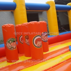 Commercial amusement park inflatable fun city