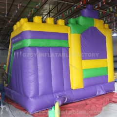 Lego inflatable bouncer kids bouncy castle slide combo