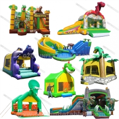 Minions themed inflatable bouncer/inflatable castle/inflatable obstacle course/inflatable dry slide/large water slide