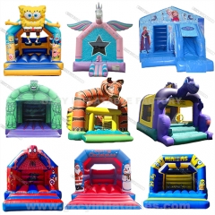 Minions themed inflatable bouncer/inflatable castle/inflatable obstacle course/inflatable dry slide/large water slide