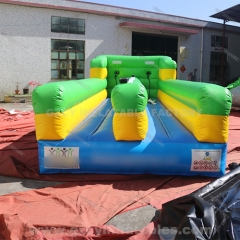 outdoor playground inflatable bungee double runway