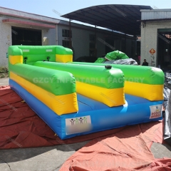 outdoor playground inflatable bungee double runway