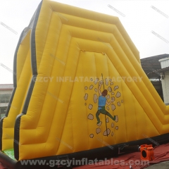 Commercial outdoor game inflatable climbing wall