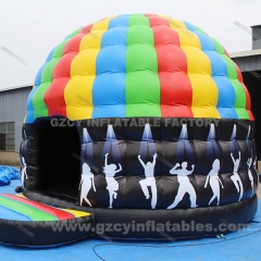 Disco Bounce House Commercial Inflatable Dome Tent